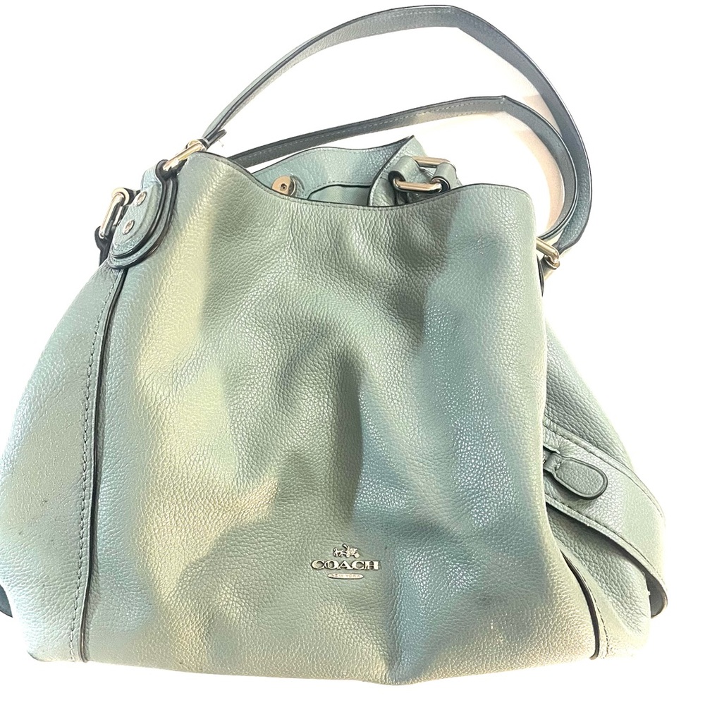 Coach baby blue bag. Excellent condition!